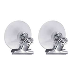  Suction Cup w Clamps (Set of 2) for Mobile Dry Erase 