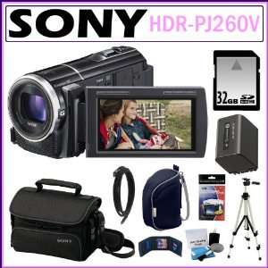 com Sony HDR PJ260V 16GB HD Handycam Camcorder and Built in Projector 