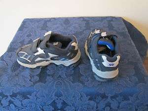 New toddler Stride Rite Sneakers Navy Blue Silver Vaporizor 7.5 M 
