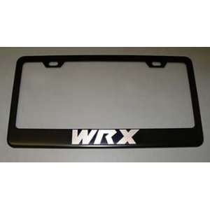  Subaru WRX Black License Plate Frame 