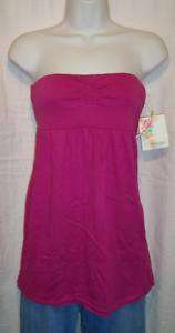 NWT Energie Strapless Babydoll Top Juniors M  