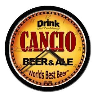  CANCIO beer and ale cerveza wall clock 