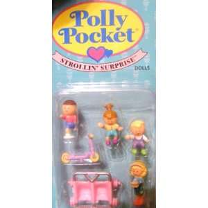  Vintage Polly Pocket Strollin Suprise   Babysitting 