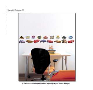 DISNEY CARS ★ MURAL DECOR REMOVABLE DECALS WALL STICKER  