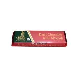 Candy Bar, Dark Chocolate w/Almonds, Vegan, Organic, 1.6 oz., package 