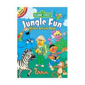  Sesame Street Jungle Fun Sticker Activity Book Arts 