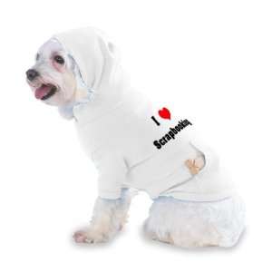  I Love/Heart Scrapbooking Hooded T Shirt for Dog or Cat 