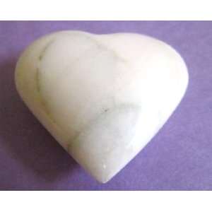    Manganocalcite Stone Carved and Polished As Heart 