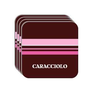  Personal Name Gift   CARACCIOLO Set of 4 Mini Mousepad 