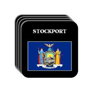  US State Flag   STOCKPORT, New York (NY) Set of 4 Mini 