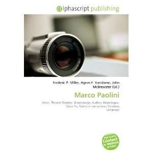  Marco Paolini (9786134057783) Books