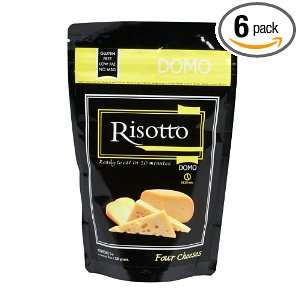Domo Risotto Four Cheeses, 8 Ounce (Pack of 6)  Grocery 