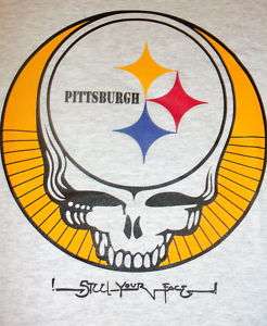 Grateful dead Pittsburgh Steelers skull shirt ANY SIZE  