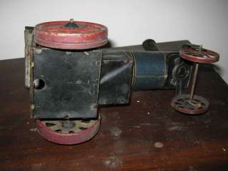 Early Tin Clockwork Steam Train Engine German French Antique Litho 