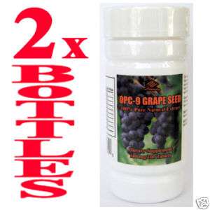 2x Grape Seed Extract OPC 9, Red Wine Extract Bilberry  
