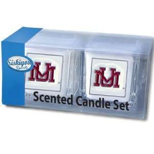  College Candle Set (2)   Montana Grizzlies Sports 