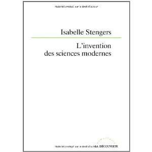  des sciences modernes (9782707155412) Isabelle Stengers Books