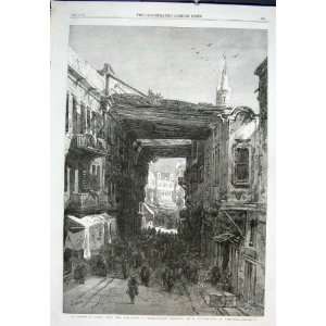 Street Cairo Hildebrandt Pall Mall London Print 1867