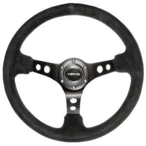 Deep Dish Sport Steering Wheel 350mm 3 Deep Black w/ Center Marking 
