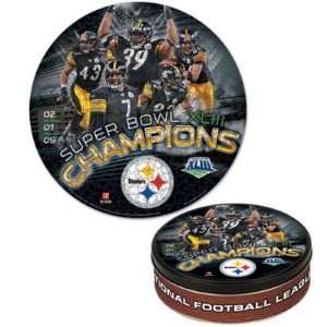   Steelers Super Bowl XLIII Champions Puzzle Tin   Pittsburgh Steelers