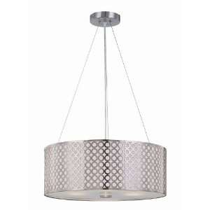   Steel with Net Metal Front And White Polished Steel Back Shade Home