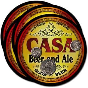  Casa , CO Beer & Ale Coasters   4pk 