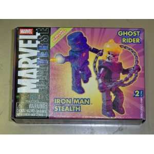    MARVEL MINIMATE STEALTH IRON MAN VARIANT GHOST RIDER Toys & Games