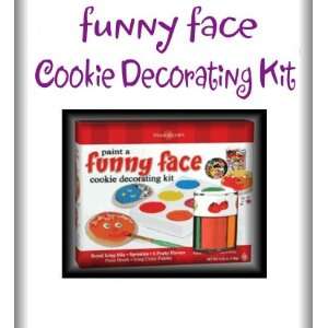 Funny Face Cookie Paint Kit   Fun Gift Grocery & Gourmet Food