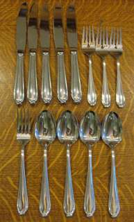 13 PIECES THE CELLAR STAINLESS FLATWARE COUNTRY KNOT ?  