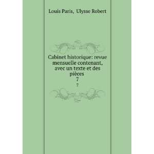   et des piÃ¨ces . 7 Ulysse Robert Louis Paris  Books