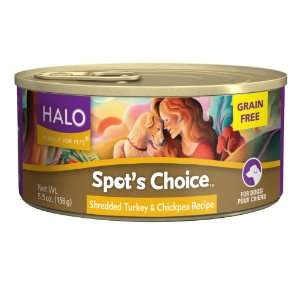  Halo Spots Choice for Dogs, Turkey and Chickpea, 5 1/2 