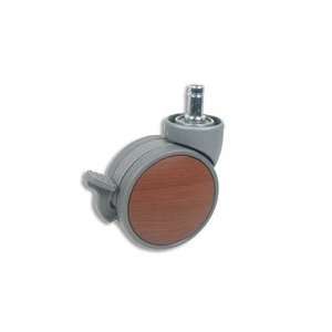 Cool Casters   Grey Caster with Cherry Finish   Item #400 75 GY CH FR 