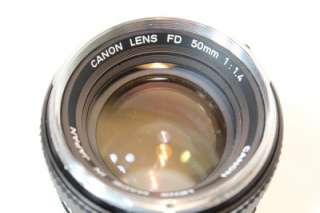 Canon FD 50mm 1 1.4 Super Fast Prime SOLD AS IS See Photos & Details 