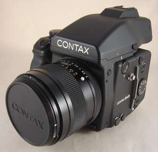 CONTAX 645 AF Camera Outfit w/ 80mm Lens, Prism, Back & Strap EXC++ 