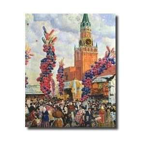  Easter Market At The Moscow Kremlin 1917 Giclee Print 