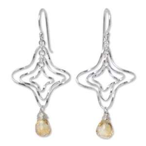  Citrine chandelier earrings, Starshine Jewelry