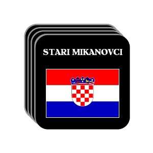 Croatia (Hrvatska)   STARI MIKANOVCI Set of 4 Mini Mousepad Coasters