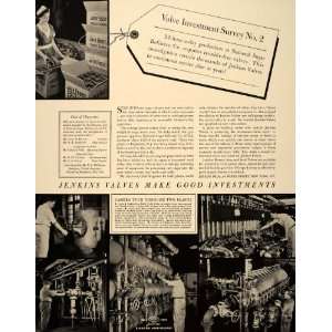  1939 Ad Jenkins Valves National Sugar Refinery Factory 