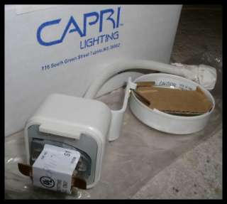 CAPRI LIGHTING TRACK LIGHT FIXTURE CR6117W GIMBAL NEW  