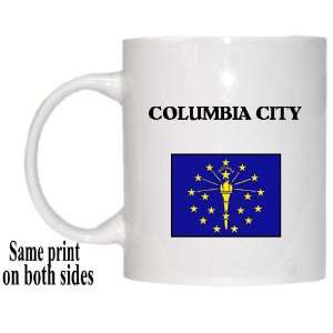  US State Flag   COLUMBIA CITY, Indiana (IN) Mug 