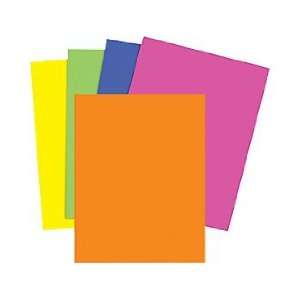  Staples Brights 24 lb. Colored Paper, Neon Assorted 