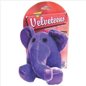    BOODA 0354892 Velveteen Eddie Elephant Dog Toy