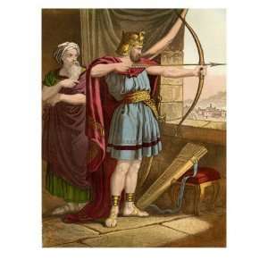  Joash (King of Israel) shooting arrows at the command of 