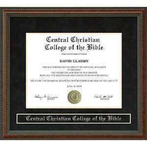   Christian College of the Bible (CCCB) Diploma Frame
