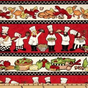  44 Wide Chefs International Repeating Stripe Multi 