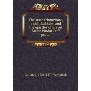   Brevet Major Pindar Puff pseud. Gulian C. 1786 1870 Verplanck Books