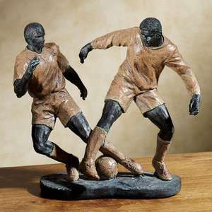 Soccer Player Sports Table Sculpture Statue Figurine  