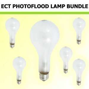  WIKO ECT Photoflood Lamp 500W 120V (3200K) 6 Bulb Kit 