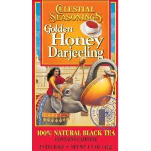 Celestial Seasonings Golden Honey Darjeeling Tea  Grocery 