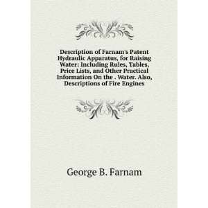  Description of Farnams Patent Hydraulic Apparatus, for Raising 